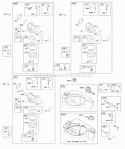 Carburator Fuel Supply Diagram and Parts List for 124T02-0202-B1  Briggs and Stratton Engine